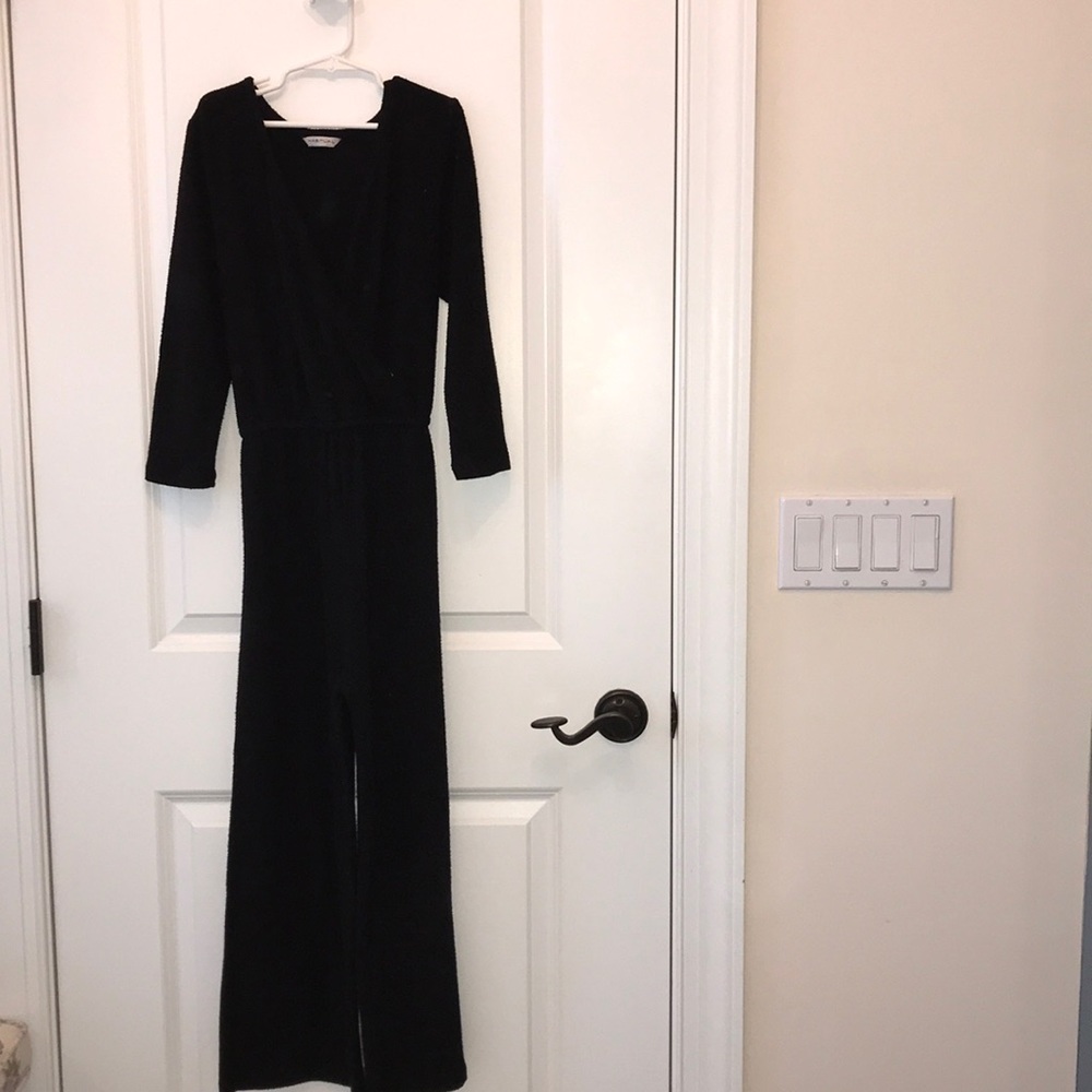 Black ties romper